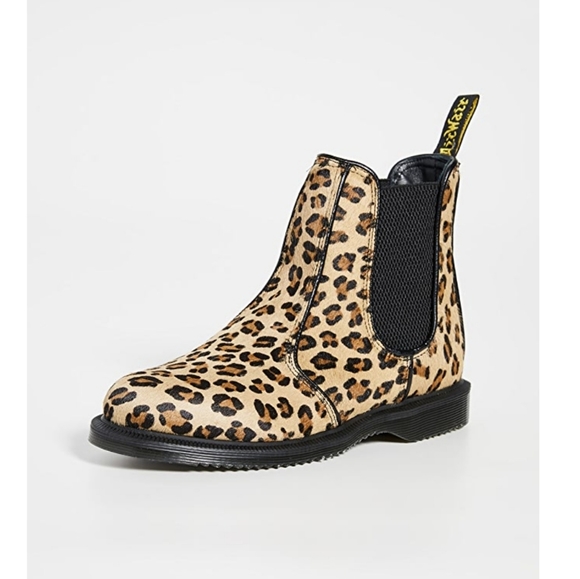 Dr. Martens Hair-On Leopard Print Chelsea Boots - Picture 4 of 6